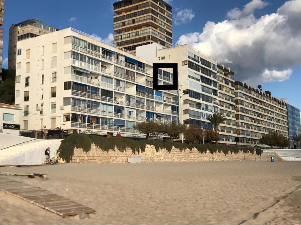 Los Fernandos, 1St Line Beachfront Poniente, 2 Bedroom Apartment Ocean Terrace Benidorm Exterior photo