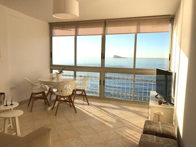 Los Fernandos, 1St Line Beachfront Poniente, 2 Bedroom Apartment Ocean Terrace Benidorm Exterior photo